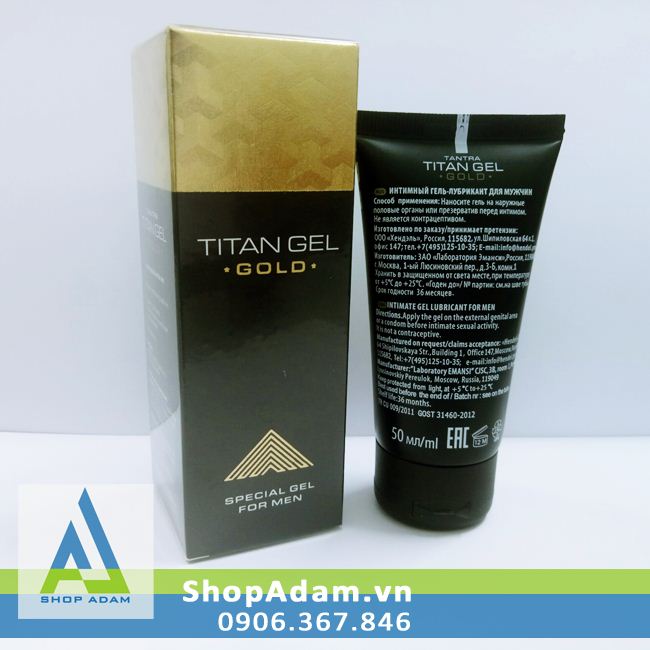 Thông tin Titan Gold Gel cường dương cho nam - Nga cao cấp Thông tin Titan Gold Gel cường dương cho nam - Nga cao cấp