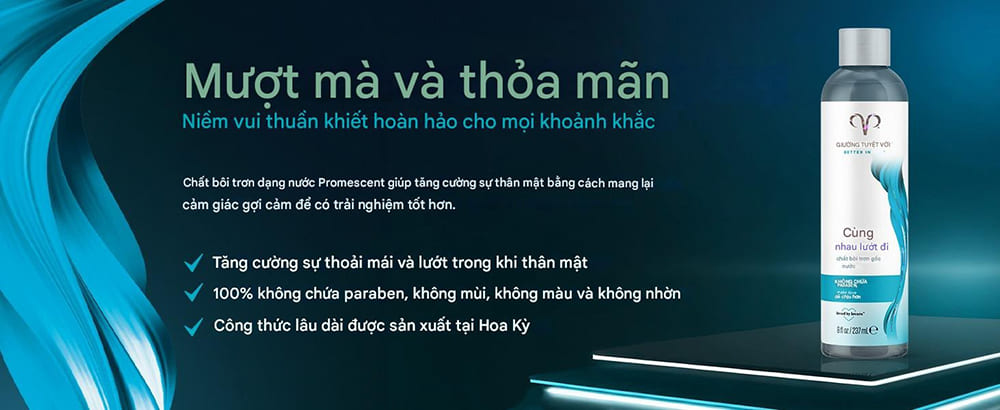 Gel Bôi Trơn Gốc Nước Promescent Glide Together Cao Cấp