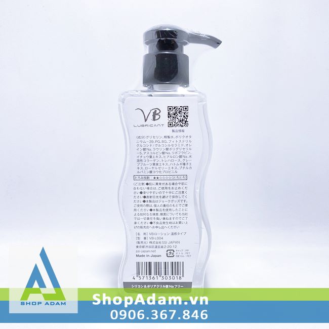 Gel bôi trơn tự nhiên VB 3 tác dụng Made In Japan 170ml chính hãng
