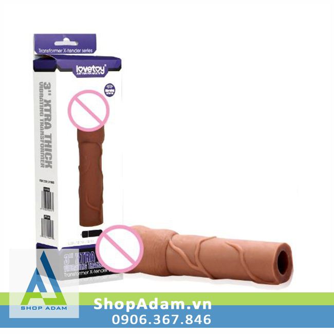 Bao Cao Su Đôn Dên 6cm Lovetoy Rung Ở Đầu Kích Thích Cực Mạnh Bao Cao Su Đôn Dên 6cm Lovetoy Rung Ở Đầu Kích Thích Cực Mạnh