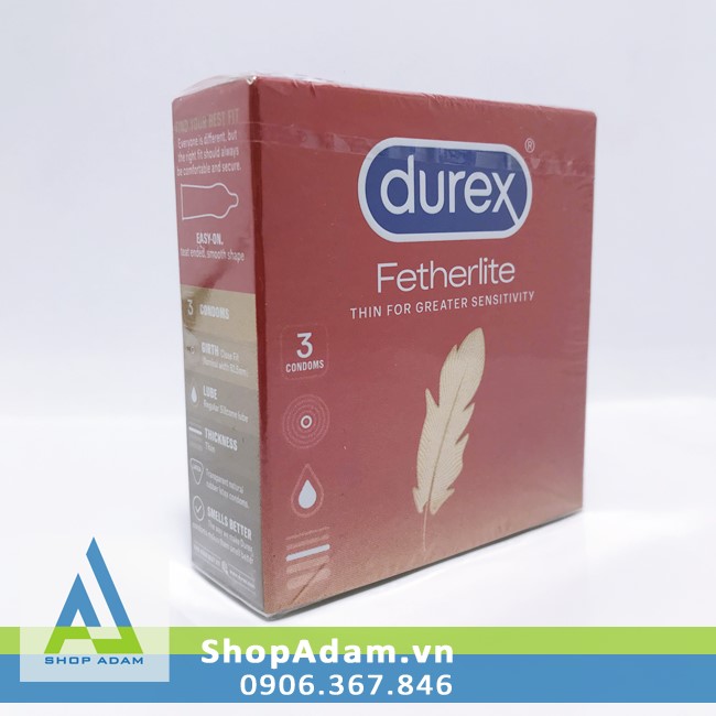  Cửa hàng bán Bao cao su Durex đỏ lông gà Fetherlite có tốt không?