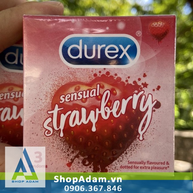  Nhập sỉ BCS hương dâu có gai Durex Strawberry giá rẻ