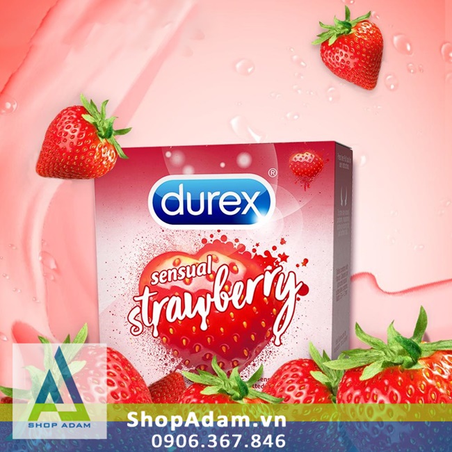  Nhập sỉ BCS hương dâu có gai Durex Strawberry giá rẻ
