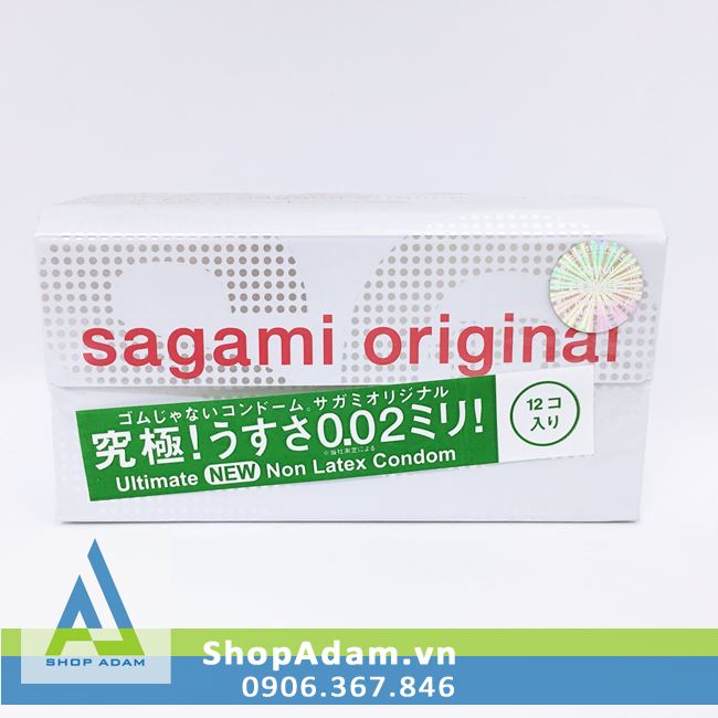 Bao cao su Sagami Original 0.02 55mm siêu mỏng bảo vệ tối ưu Bao cao su Sagami Original 0.02 55mm siêu mỏng bảo vệ tối ưu