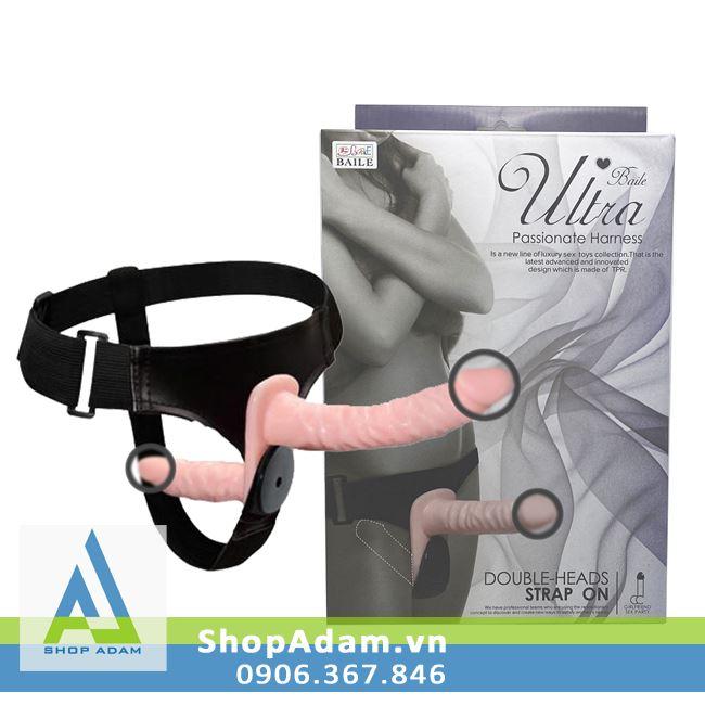  Review Dương vật giả dây đeo có 2 đầu rung Ultra Passionate Harness giá sỉ