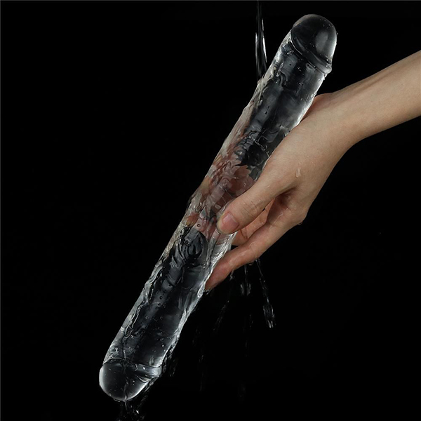 Dương vật giả 2 đầu Lovetoy Flawless Clear 12 inch cực thật