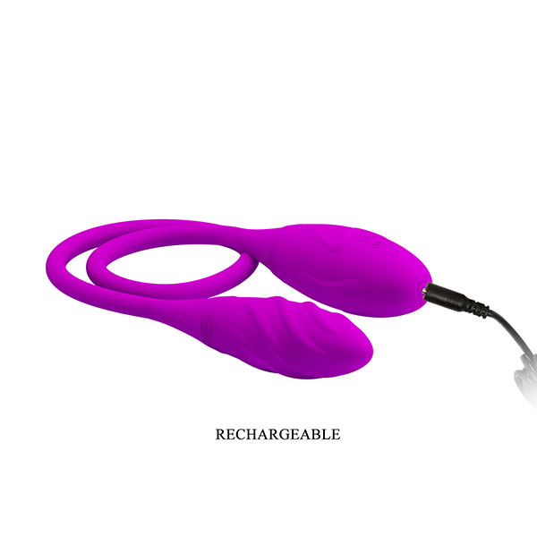Trứng rung Pretty Love Snaky Vibe 2 đầu 7 chế độ sạc pin