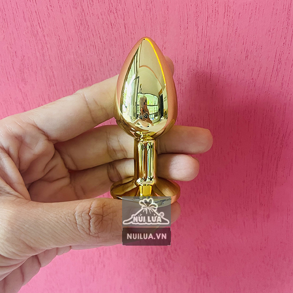 Anal Plug Phích Cắm Vàng 24K Kích Thích Hậu Môn Cao Cấp