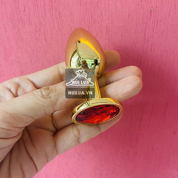 Anal Plug Phích Cắm Vàng 24K Kích Thích Hậu Môn Cao Cấp