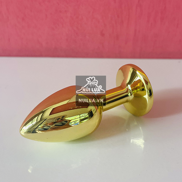Anal Plug Phích Cắm Vàng 24K Kích Thích Hậu Môn Cao Cấp