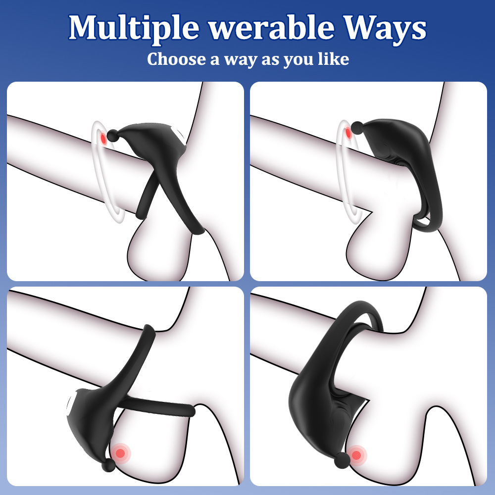 Black Warrior Vòng Rung Điều Khiển Từ Xa Siêu Mạnh, Kích Thích