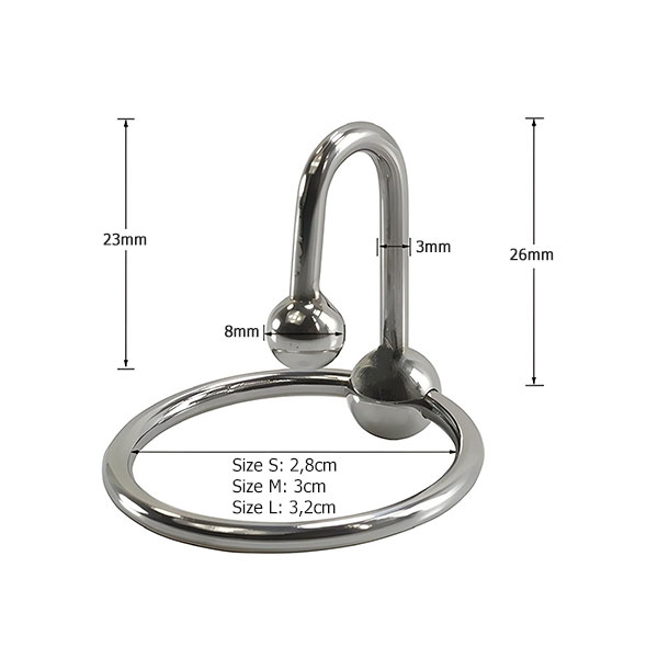 Bỏ sỉ Vòng đeo dương vật inox xuyên niệu đạo giá tốt Bỏ sỉ Vòng đeo dương vật inox xuyên niệu đạo giá tốt