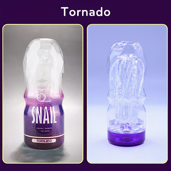 Cốc Snail Cup trong suốt cao cấp kích thích mạnh mẽ cho nam